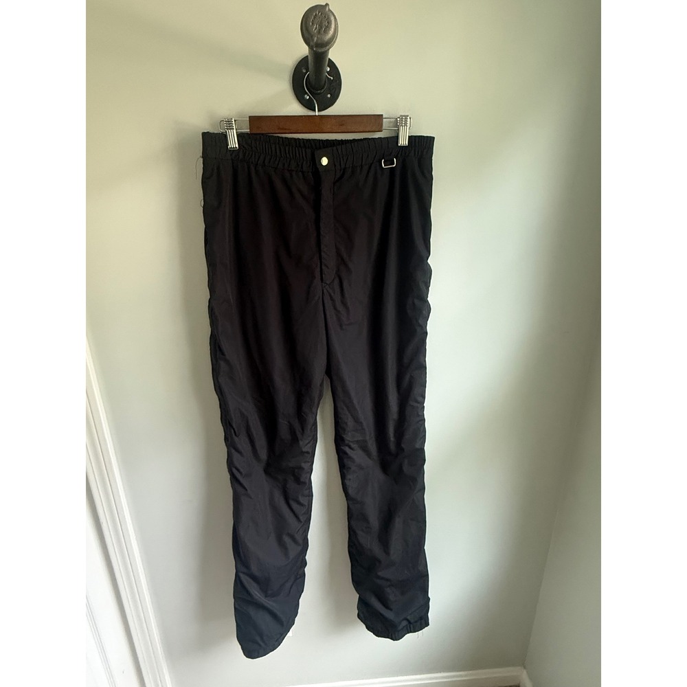 Obermeyer Gore-Tex Ski Pants Mens Large Black Waterproof Snow Trousers 32 Inseam